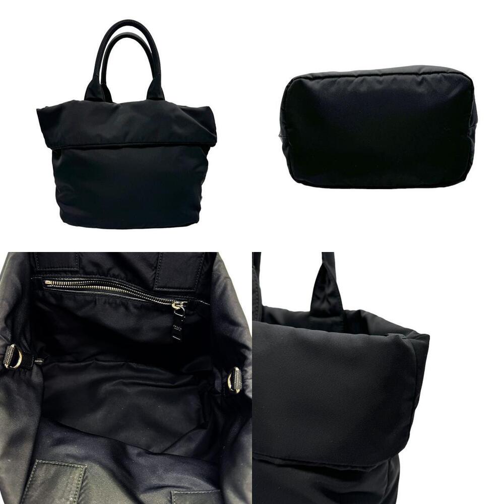 Prada reversible Shoulder tote Tessuto black nylon bag - Picture 3 of 4